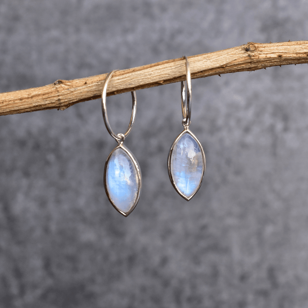 Marquise Swank - Moonstone Earrings -