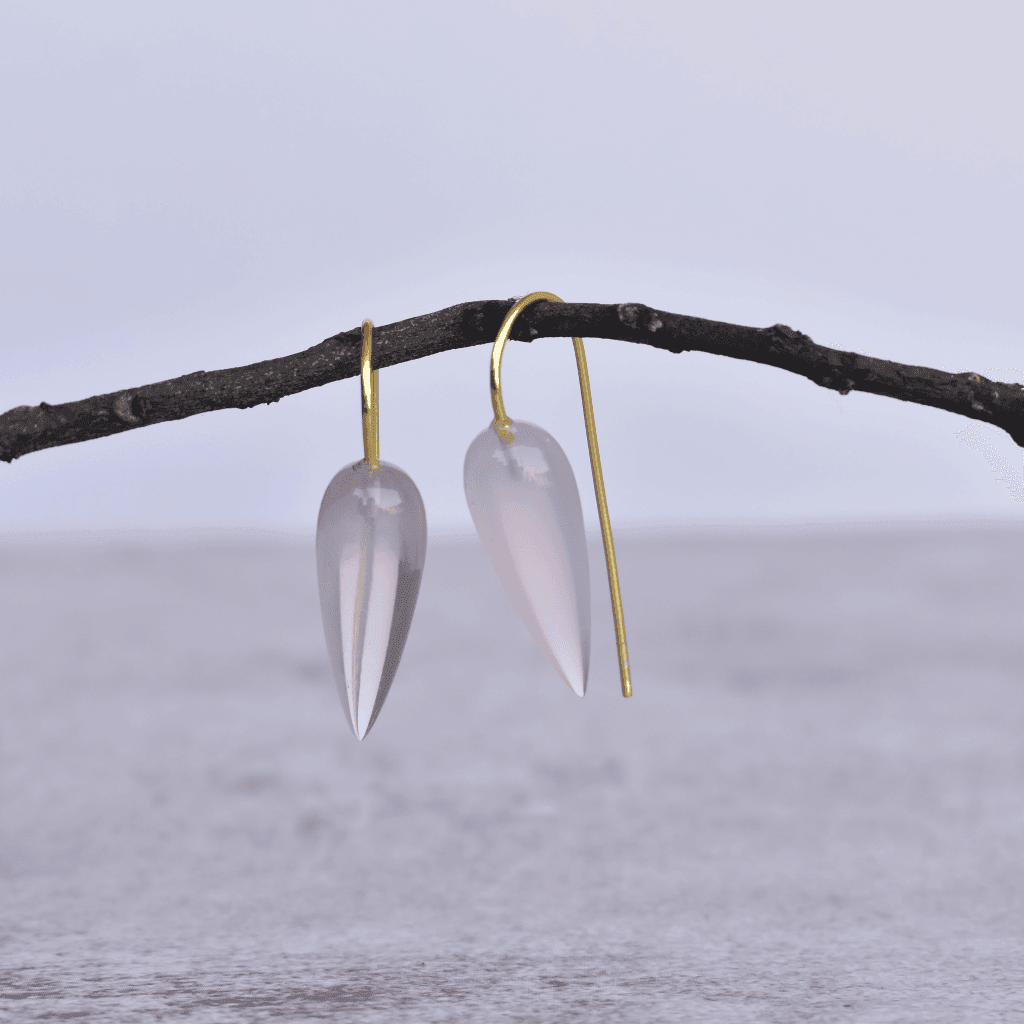 Quartz Divine - Rose Quartz Earrings -