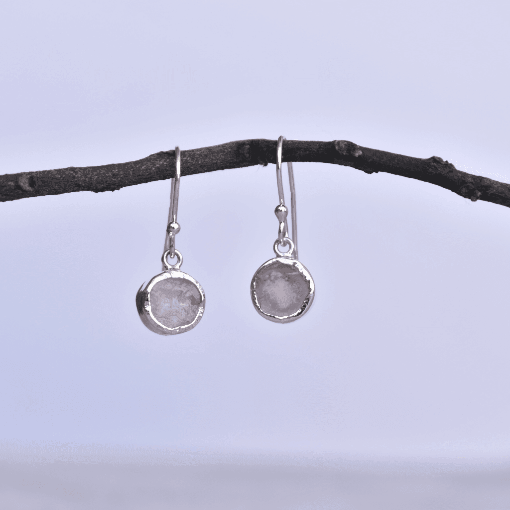 Rawnetic - Rose quartz Earrings -