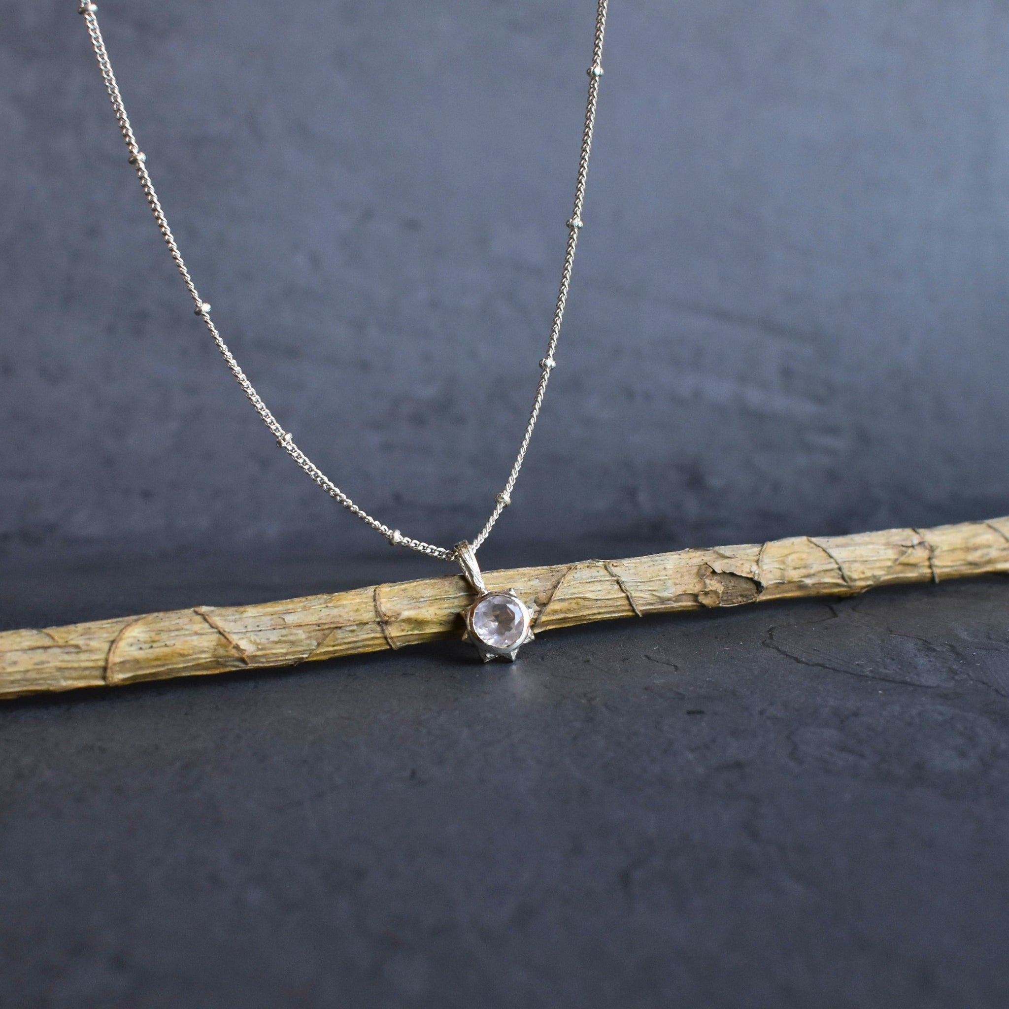 Stardust - Rose Quartz Necklace