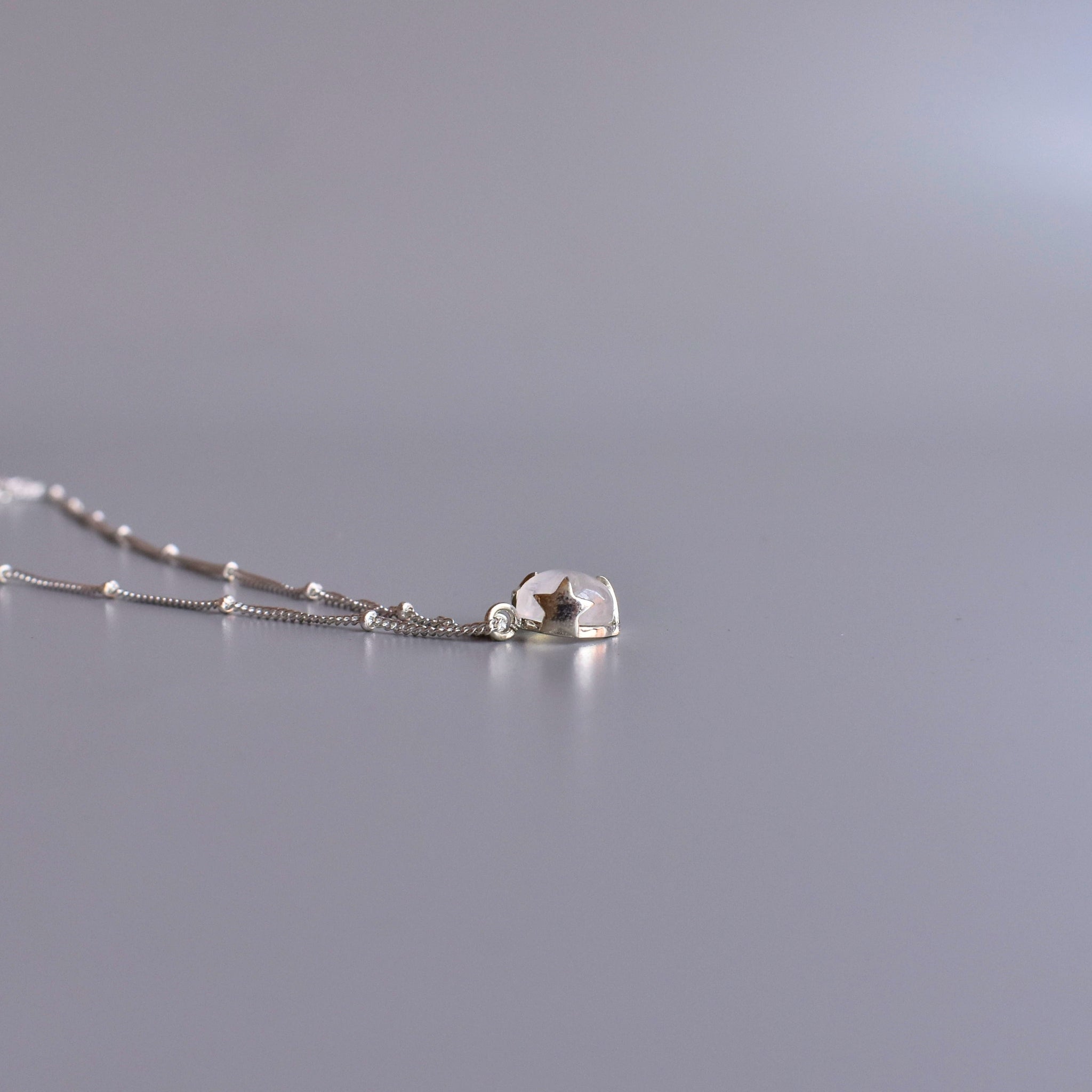 Cosmic Serenity - Moonstone Necklace