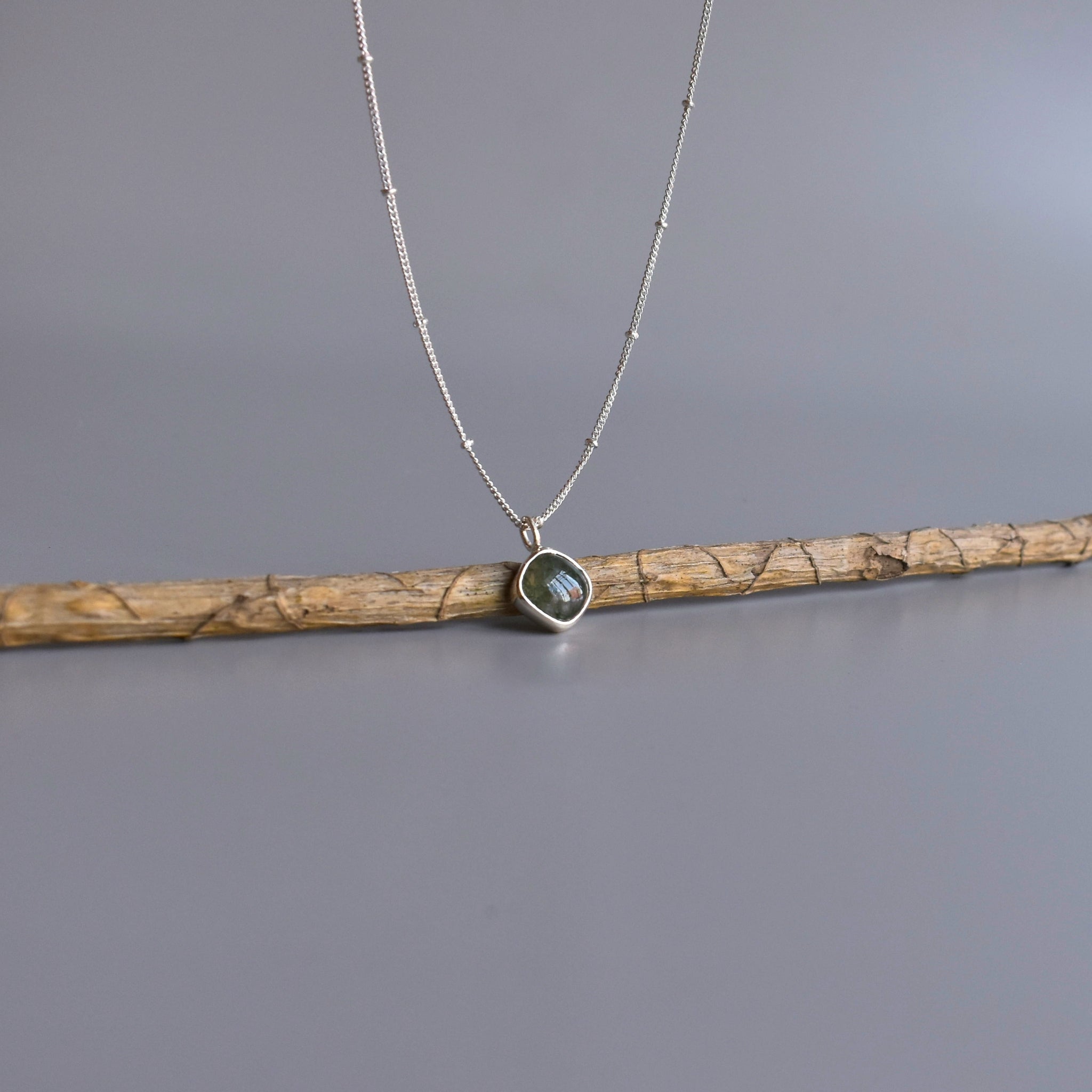 Solace - Moss Agate Necklace