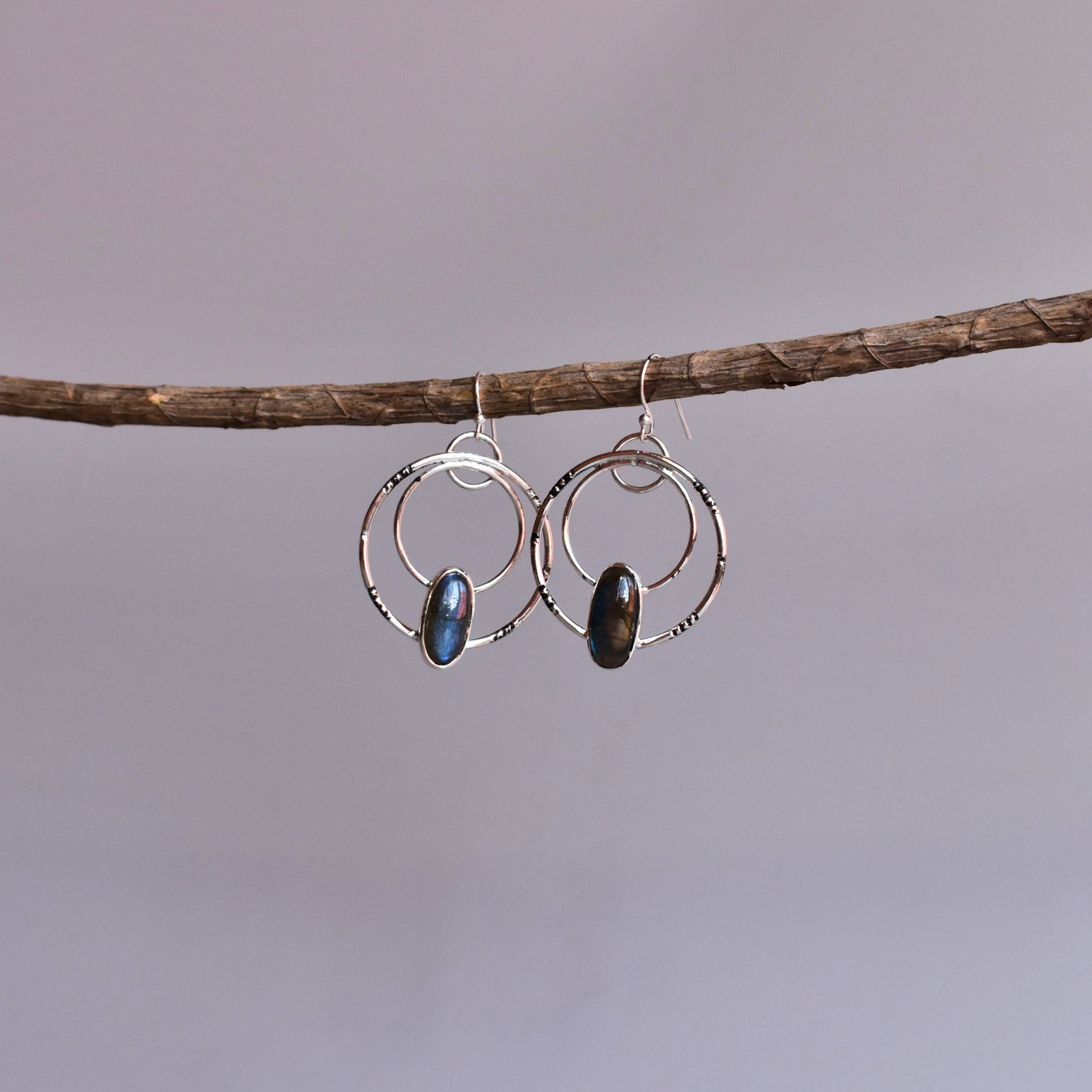 Relic - Labradorite Earrings