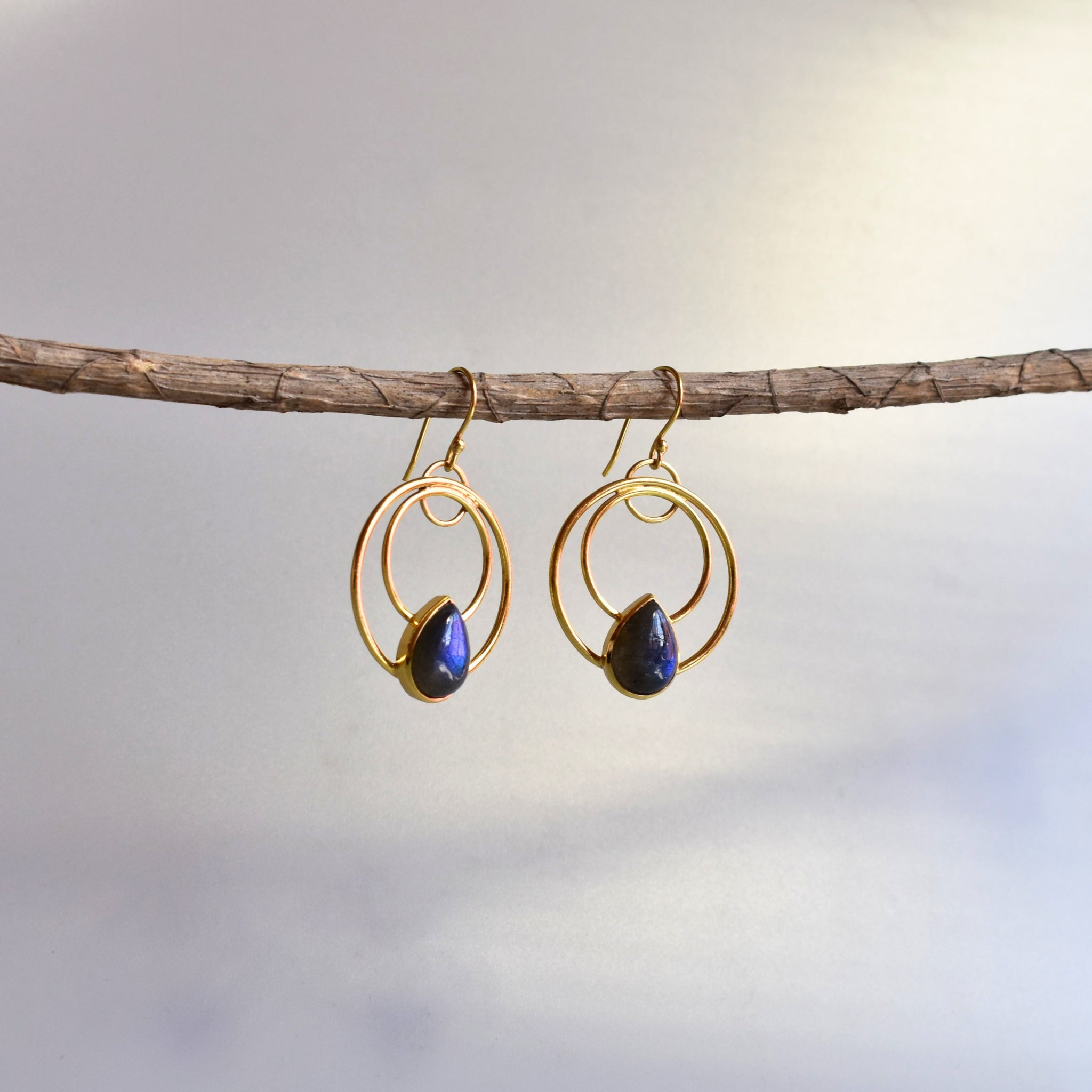 Talisman - Labradorite Earrings