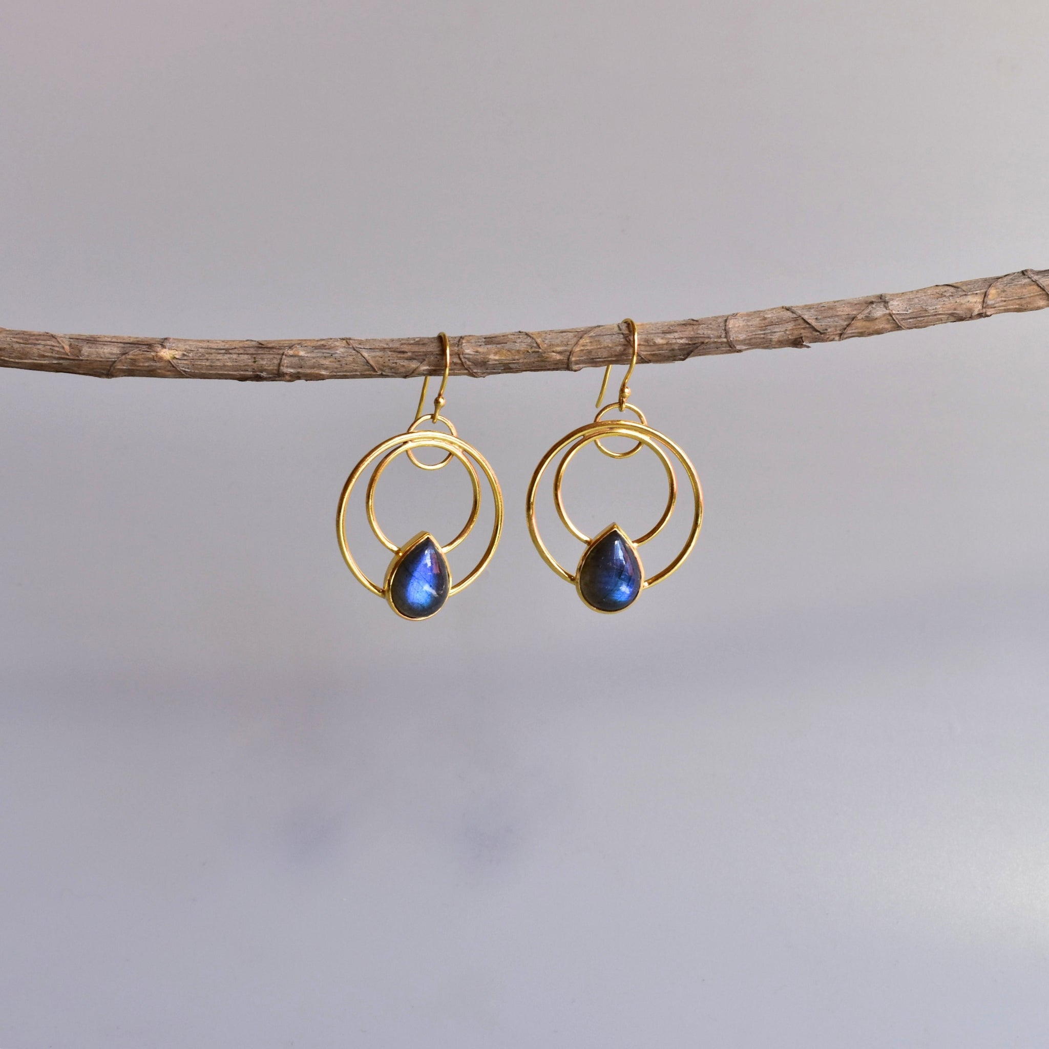 Talisman - Labradorite Earrings