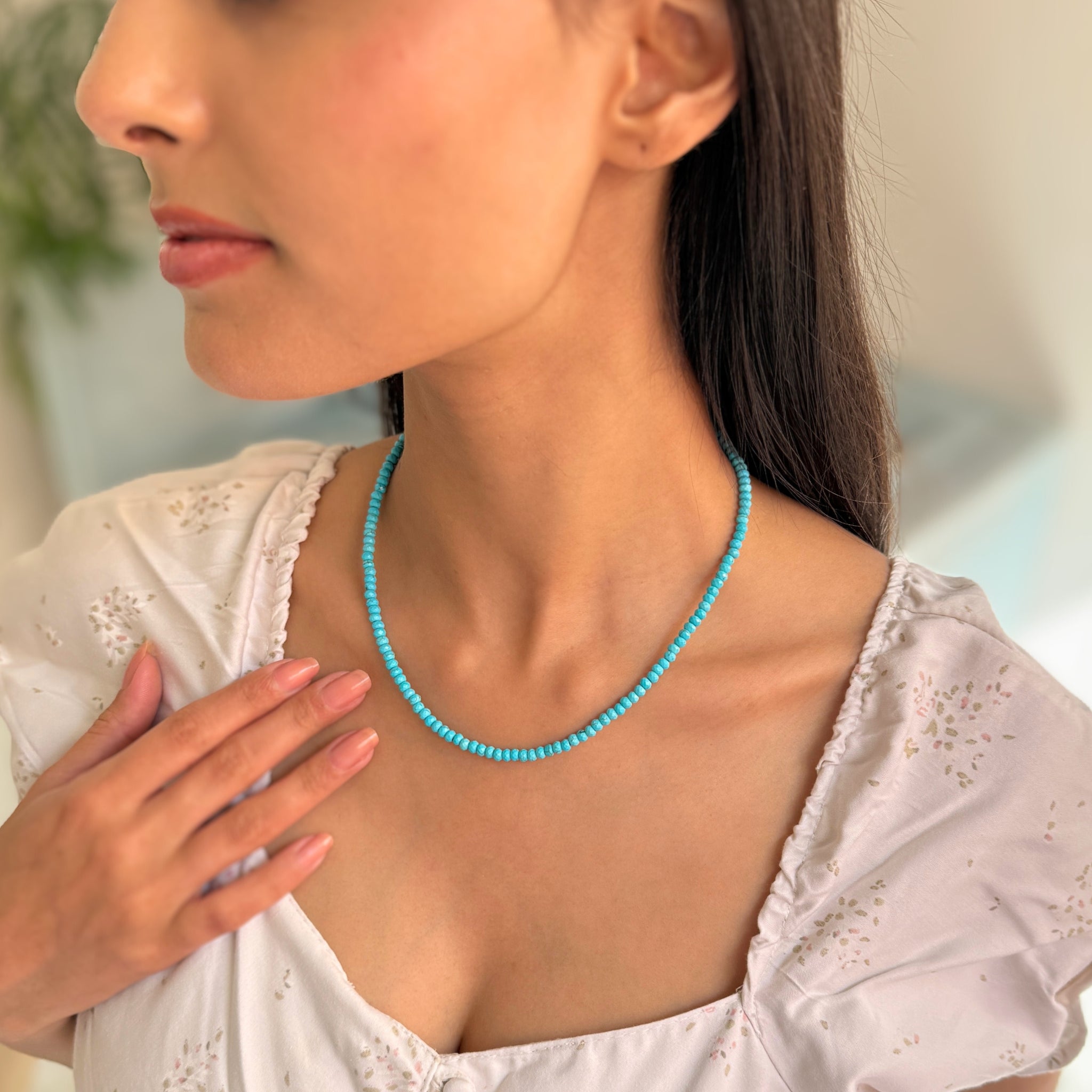 Luxe Line - Turquoise Necklace