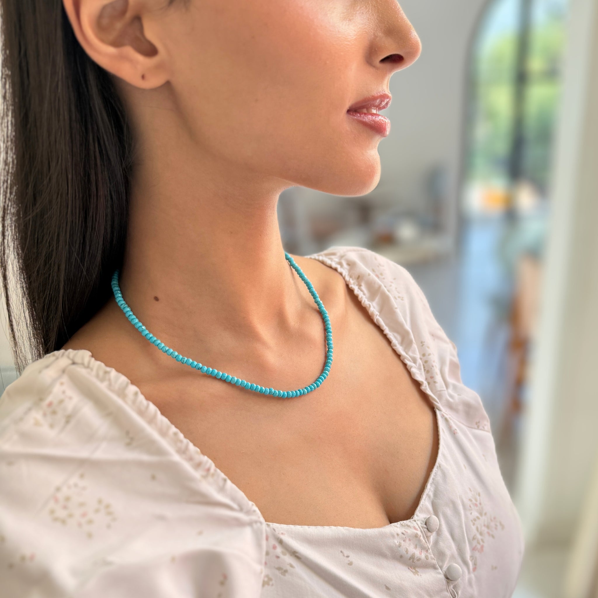 Luxe Line - Turquoise Necklace