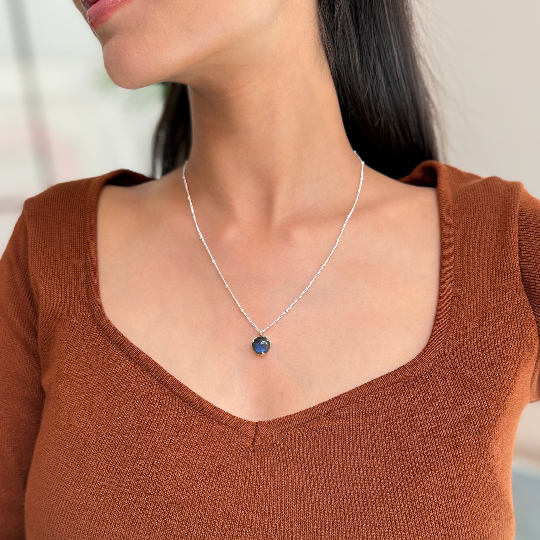 Cosmic Serenity - Labradorite Necklace