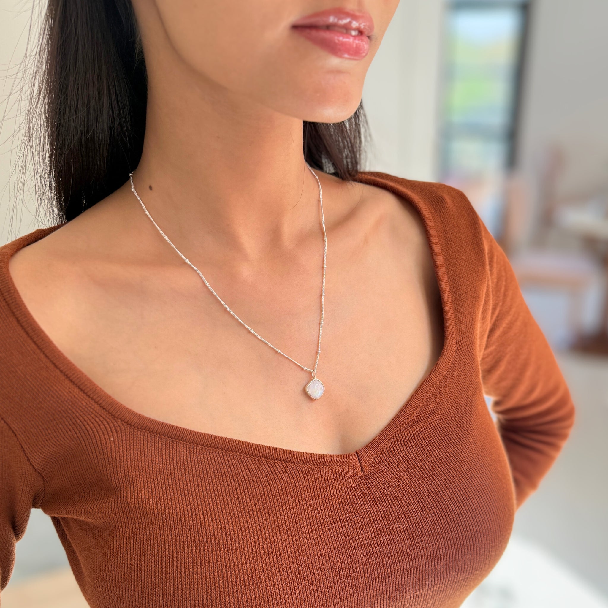 Solace - Moonstone Necklace