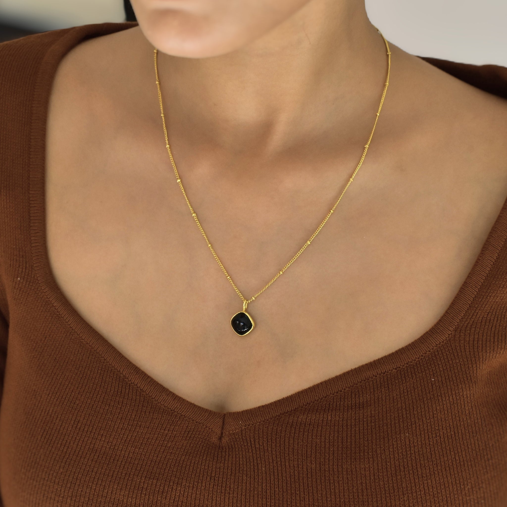 Solace - Black Onyx Necklace