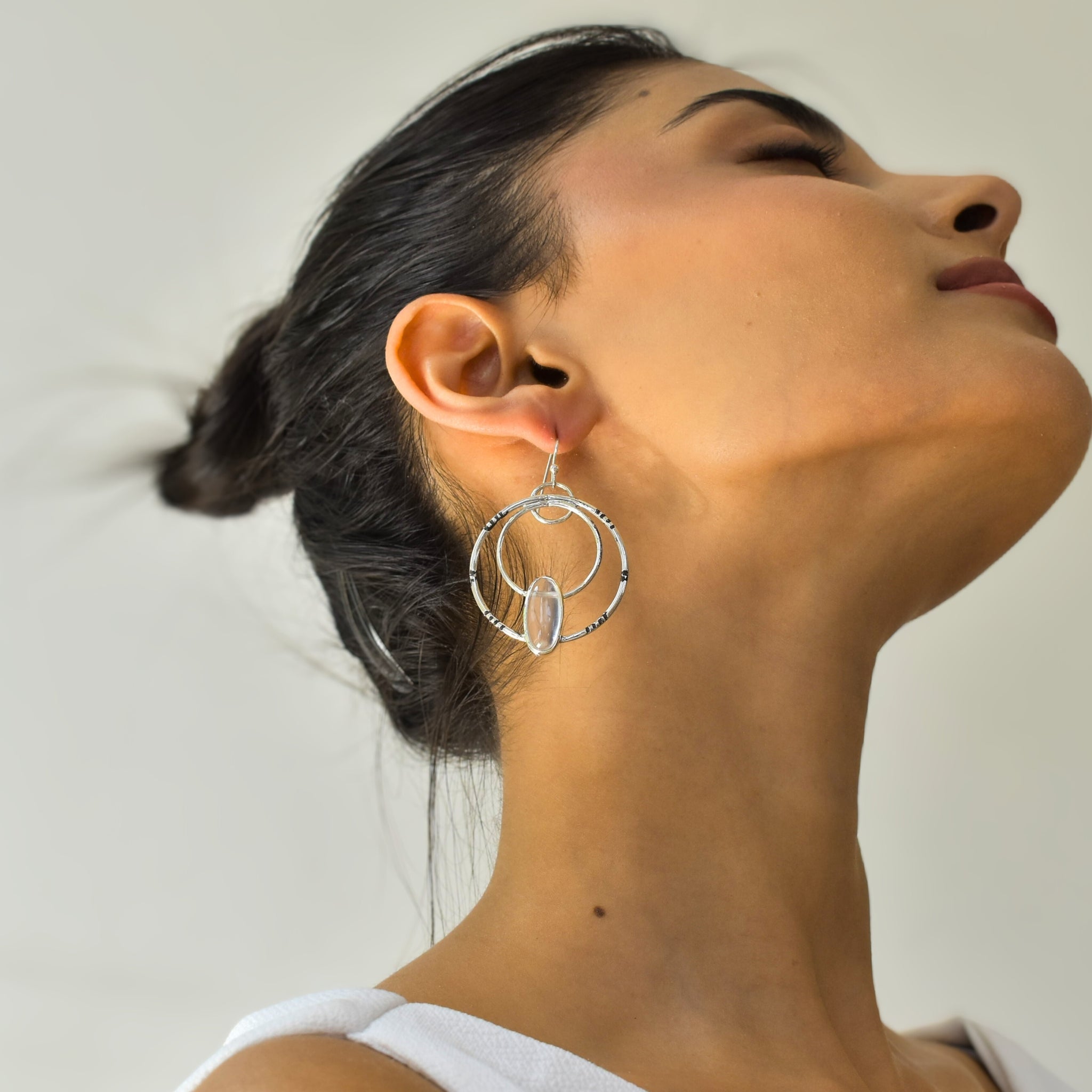 Relic - Rose Quartz Earrings