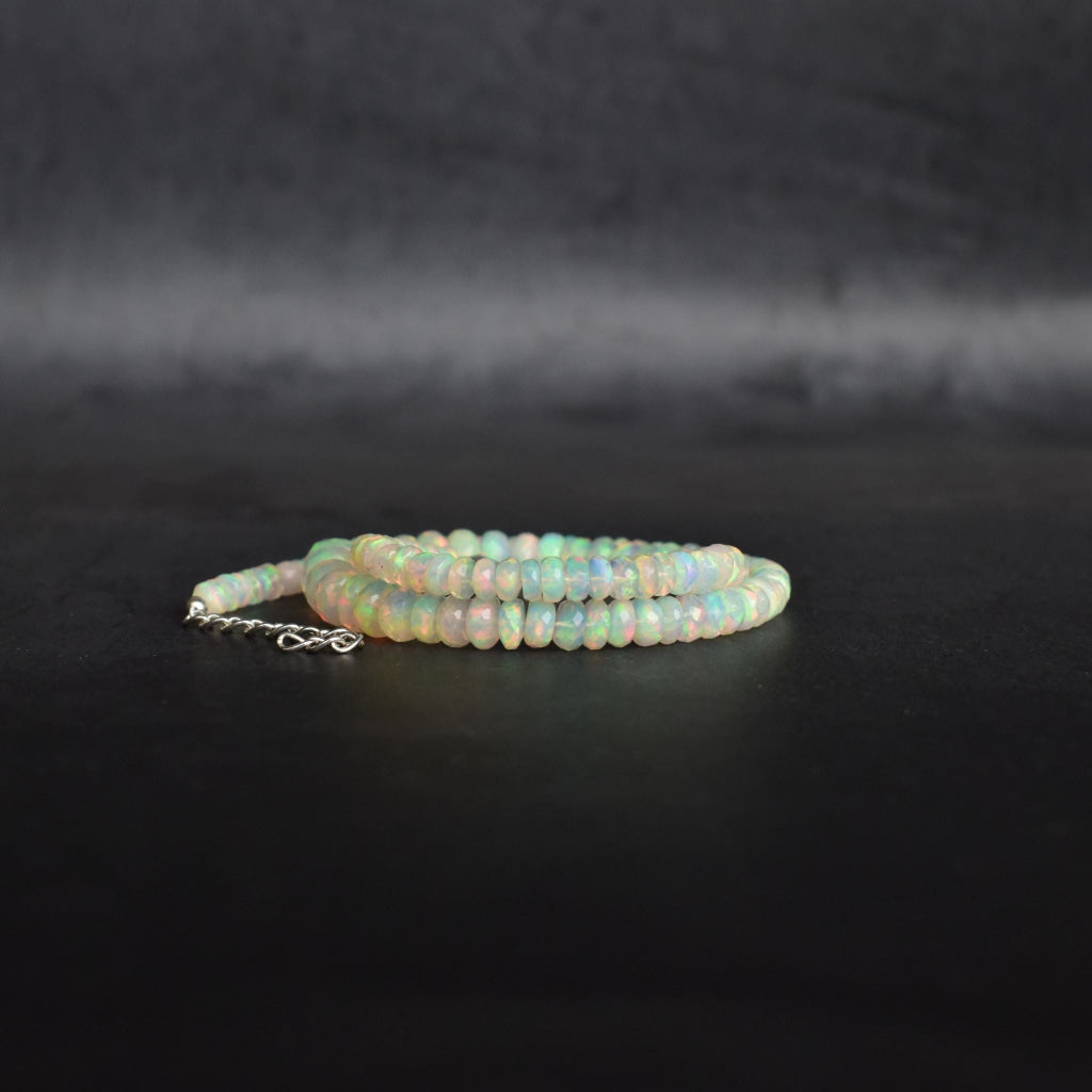 Aurora Bloom - Opal Beaded Necklace Necklace