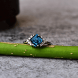 Azure Delight - Blue Topaz Ring