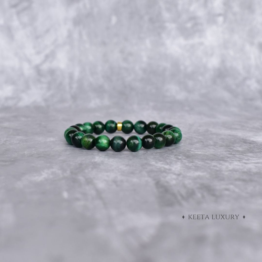 Basic - Green Tiger Eye Bracelet Bracelets