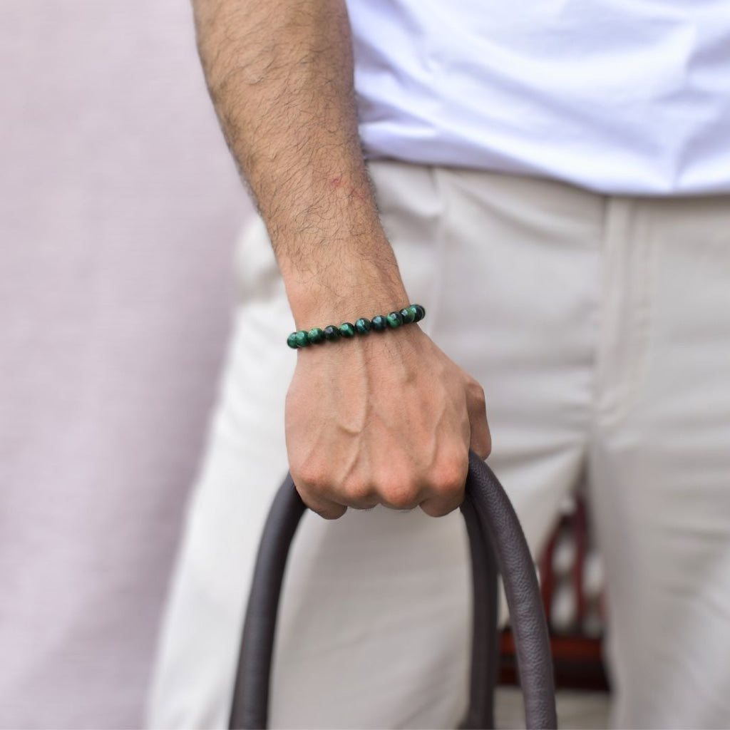 Basic - Green Tiger Eye Bracelet Bracelets