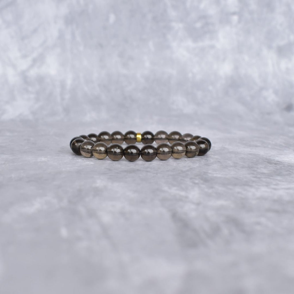 Buy Basic - Smoky Quartz Beads Bracelet Online at Keeta Luxury