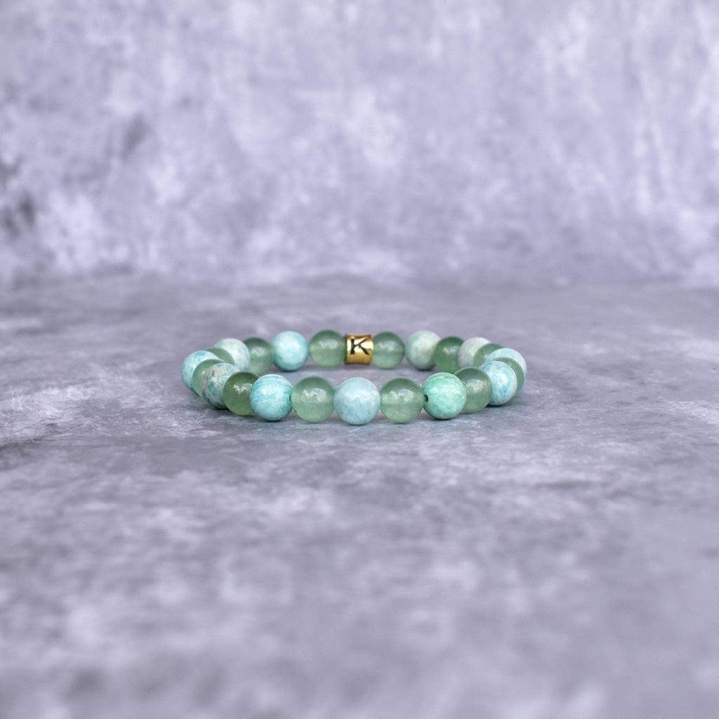 Sea Amazonite Wrap Bracelet | Boho | 100% handmade - Khalee Samo