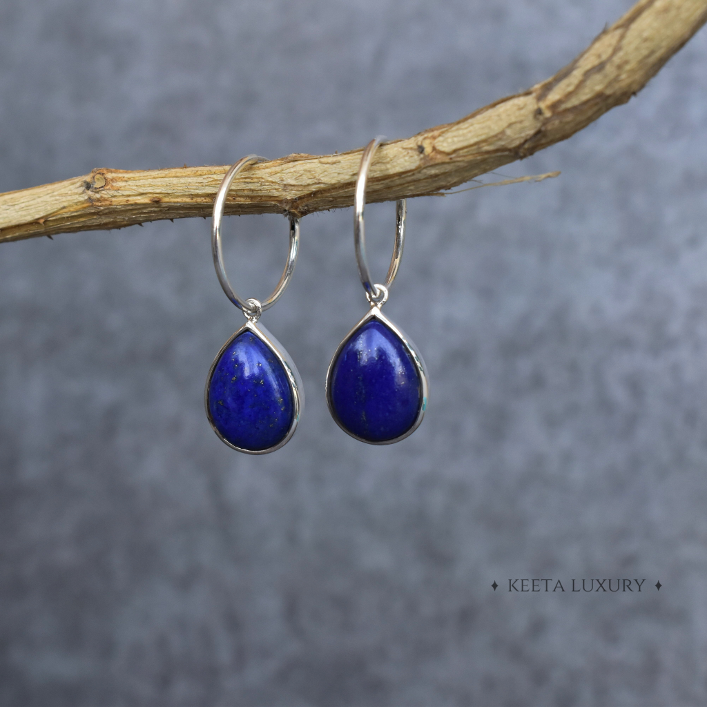 Blue Wish - Lapis Lazuli Earrings -