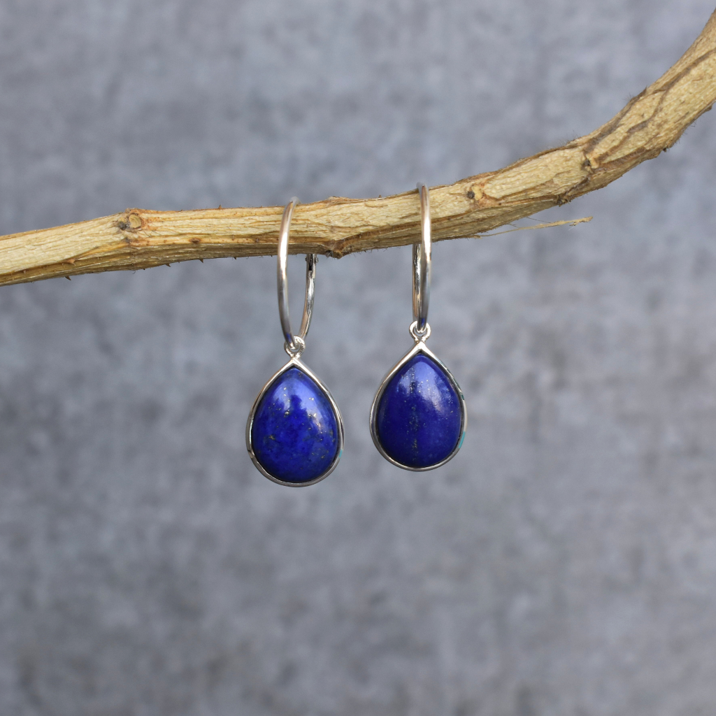 Blue Wish - Lapis Lazuli Earrings -