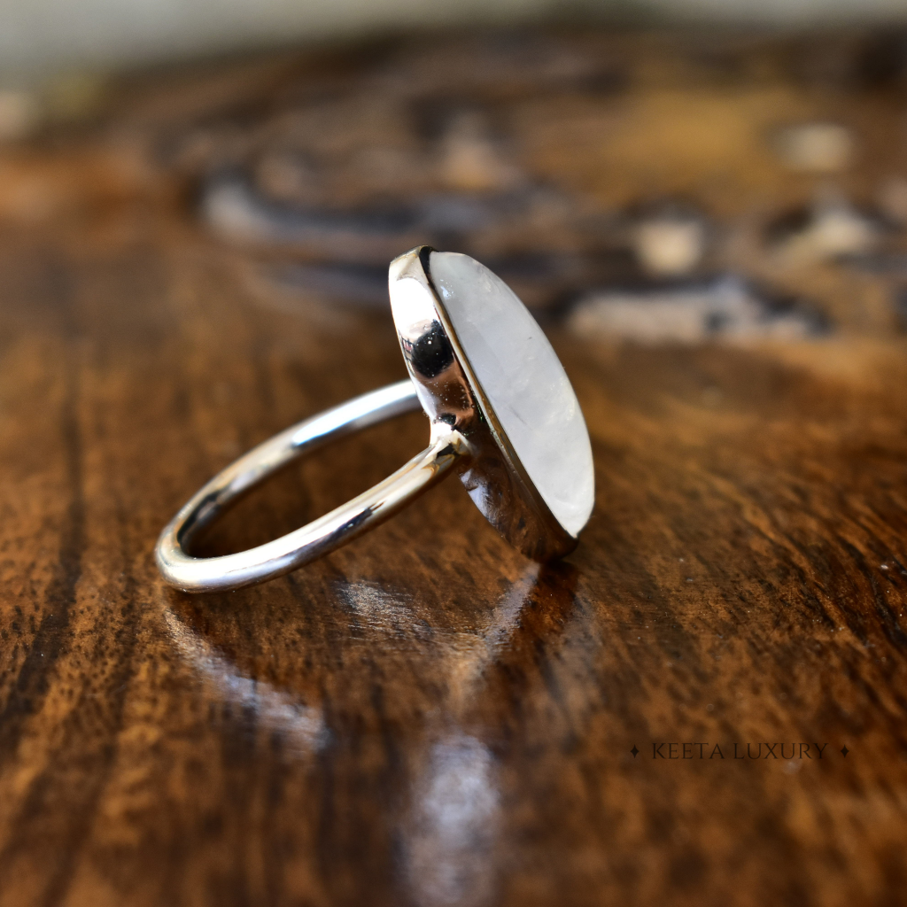 Bohemian Charm - Moonstone Ring -