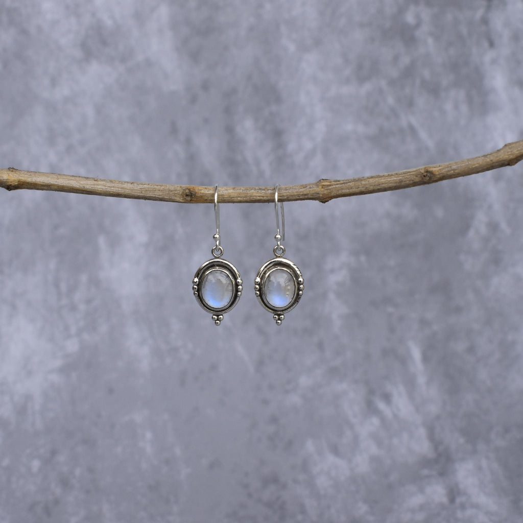 Bohemian - Moonstone Earrings -
