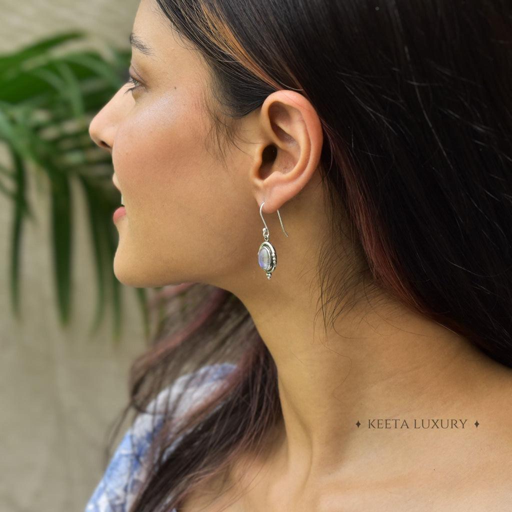 Bohemian - Moonstone Earrings -