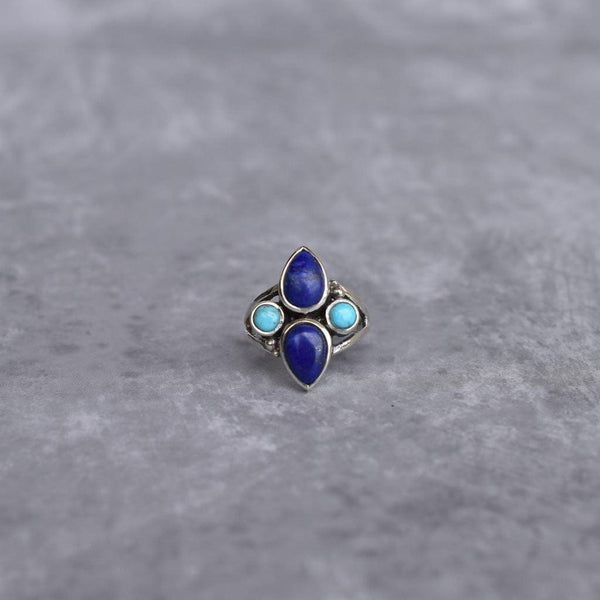 Boho Blend - Lapis & Turquoise Ring