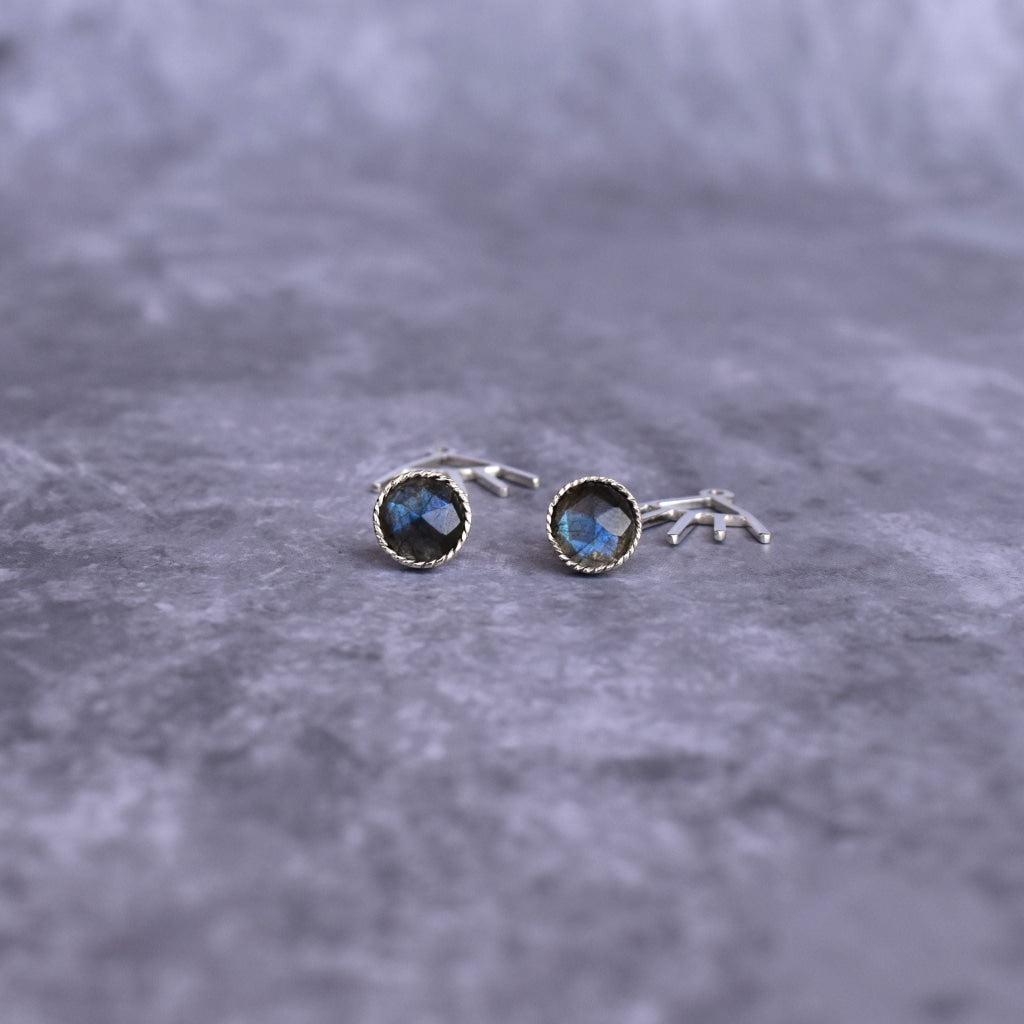 Boho Elegance - Labradorite Stud -
