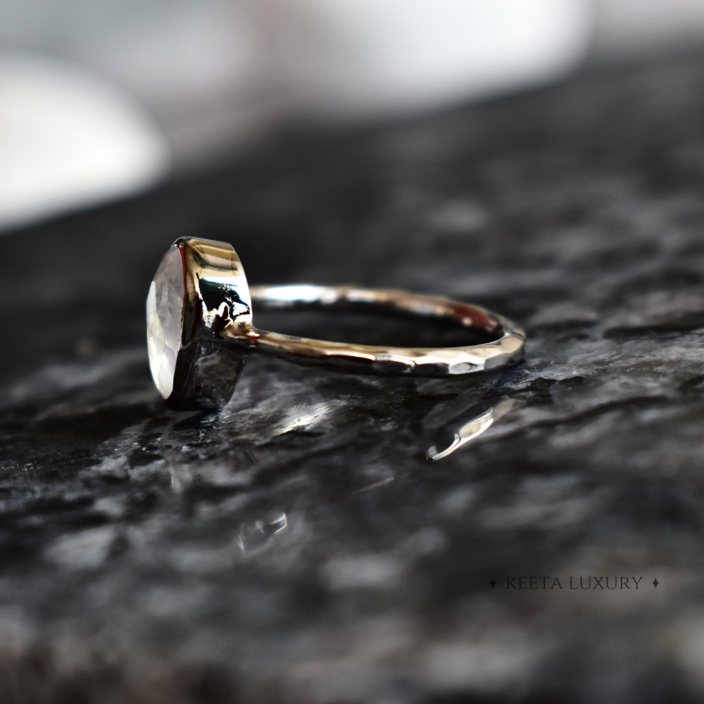 Boho Moon Dance - Moonstone Ring -