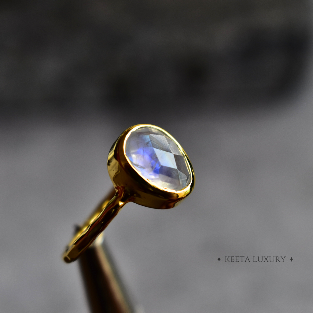 Boho Moon Dance - Moonstone Ring -
