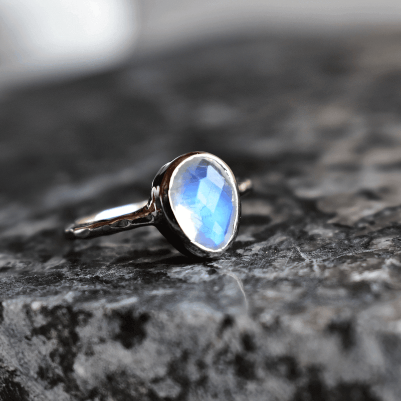 Boho Moon Dance - Moonstone Ring - KEETA LUXURY