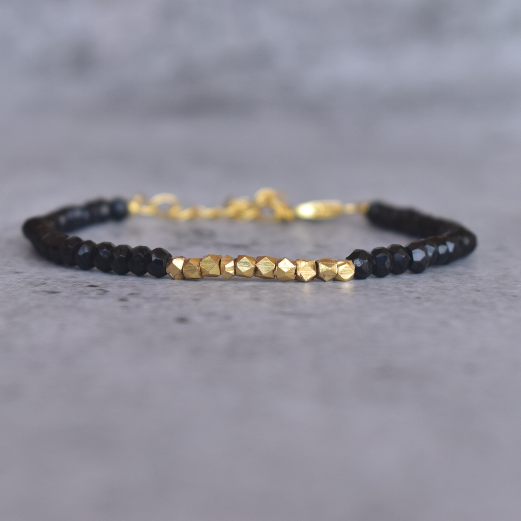 Calming Delicacy - Black Onyx Bracelets -