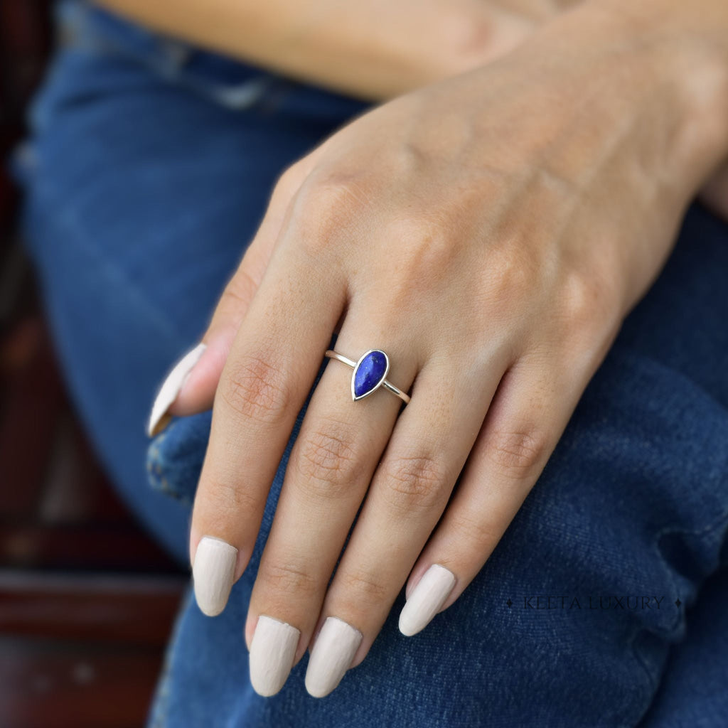 Celestial Blue - Lapis Lazuli Ring -