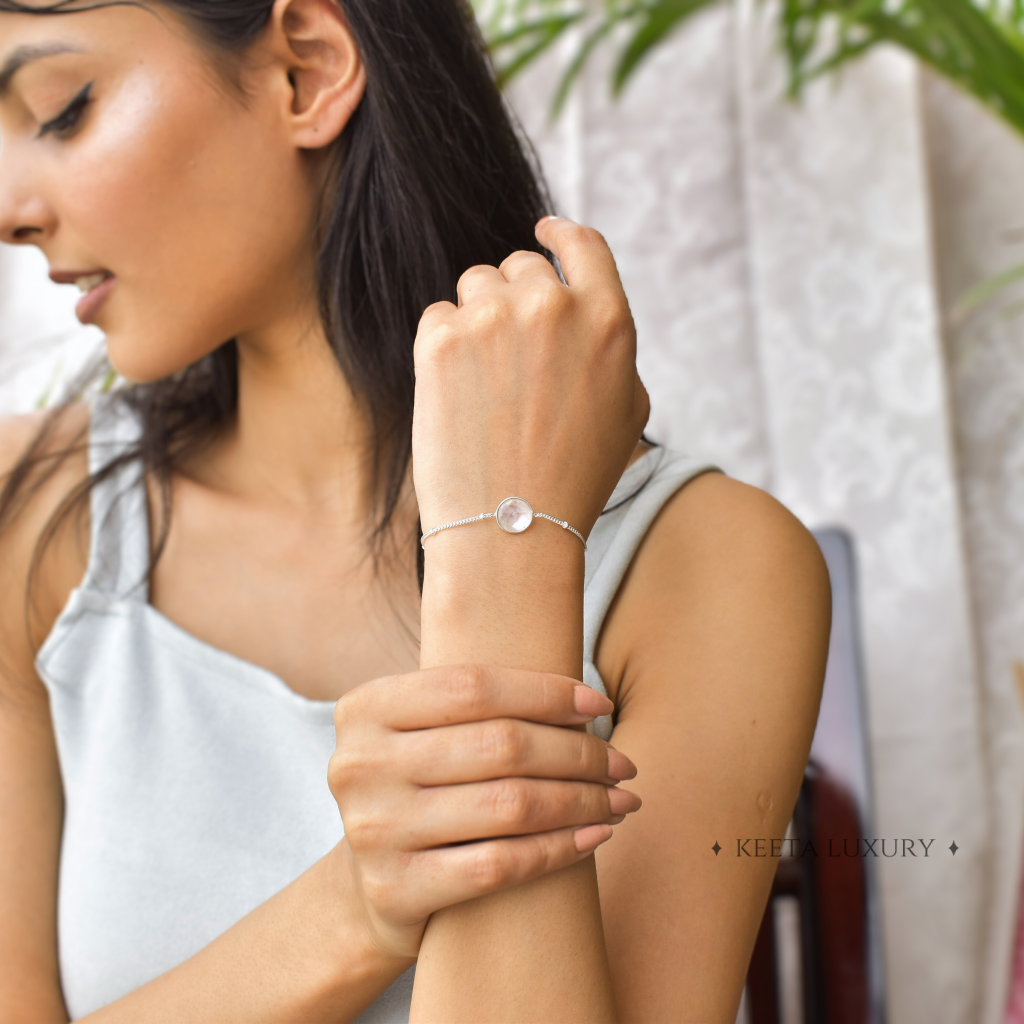 Celestial Symphony - Moonstone Bracelet -