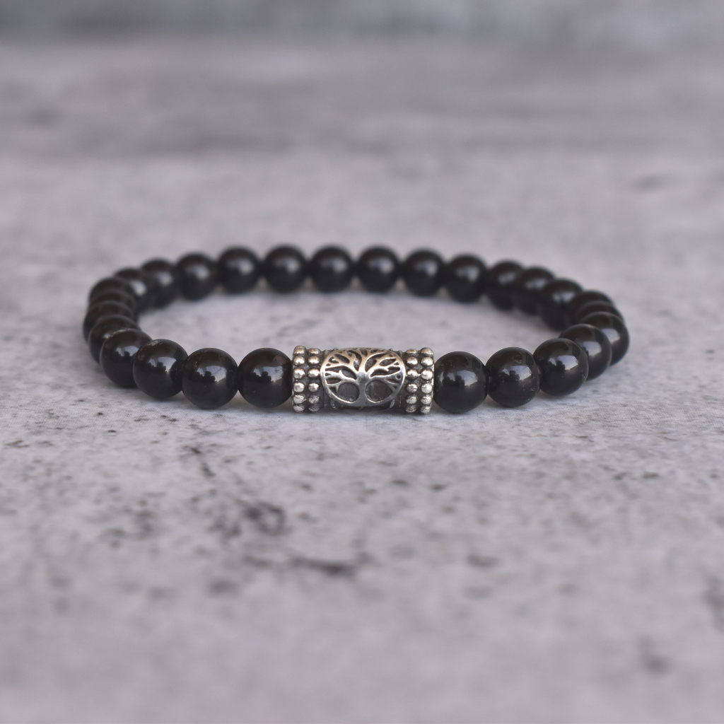 Celtic Symbolism - Black Onyx Bracelet -