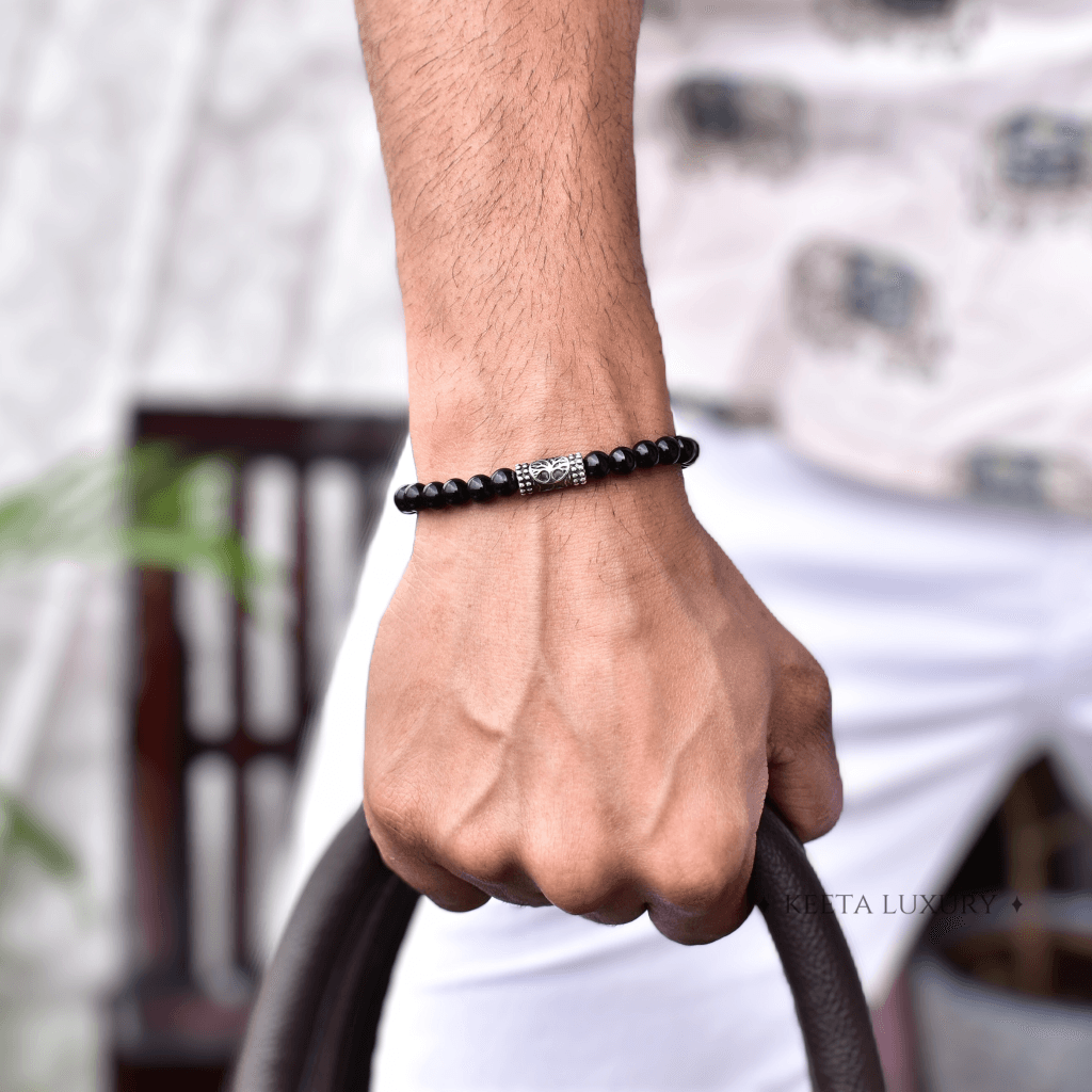 Men's Black Onyx Bracelet – Cheryl Pesce Lifestyle Brands