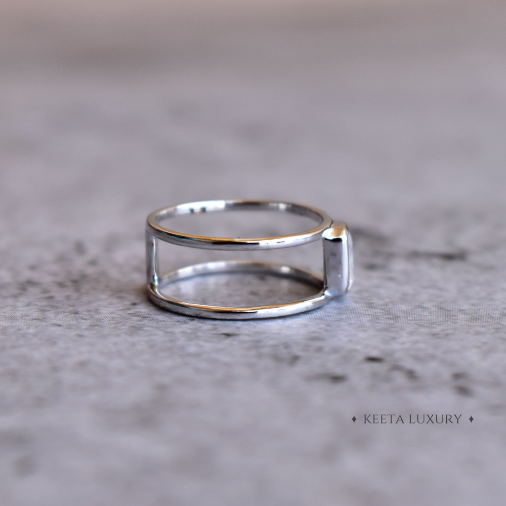 Classic Delight - Moonstone Ring -