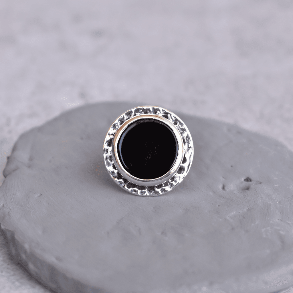 Coin Treasury - Black Onyx Ring -