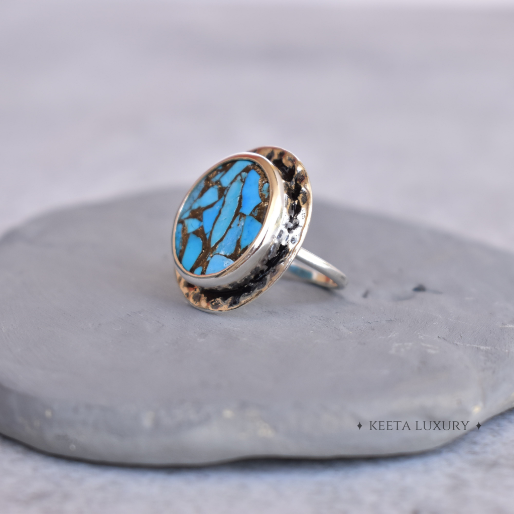 Coin Treasury - Turquoise Ring -