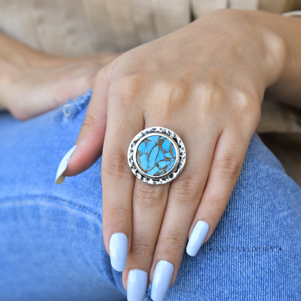Coin Treasury - Turquoise Ring -