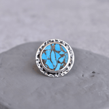 Coin Treasury - Turquoise Ring - KEETA LUXURY