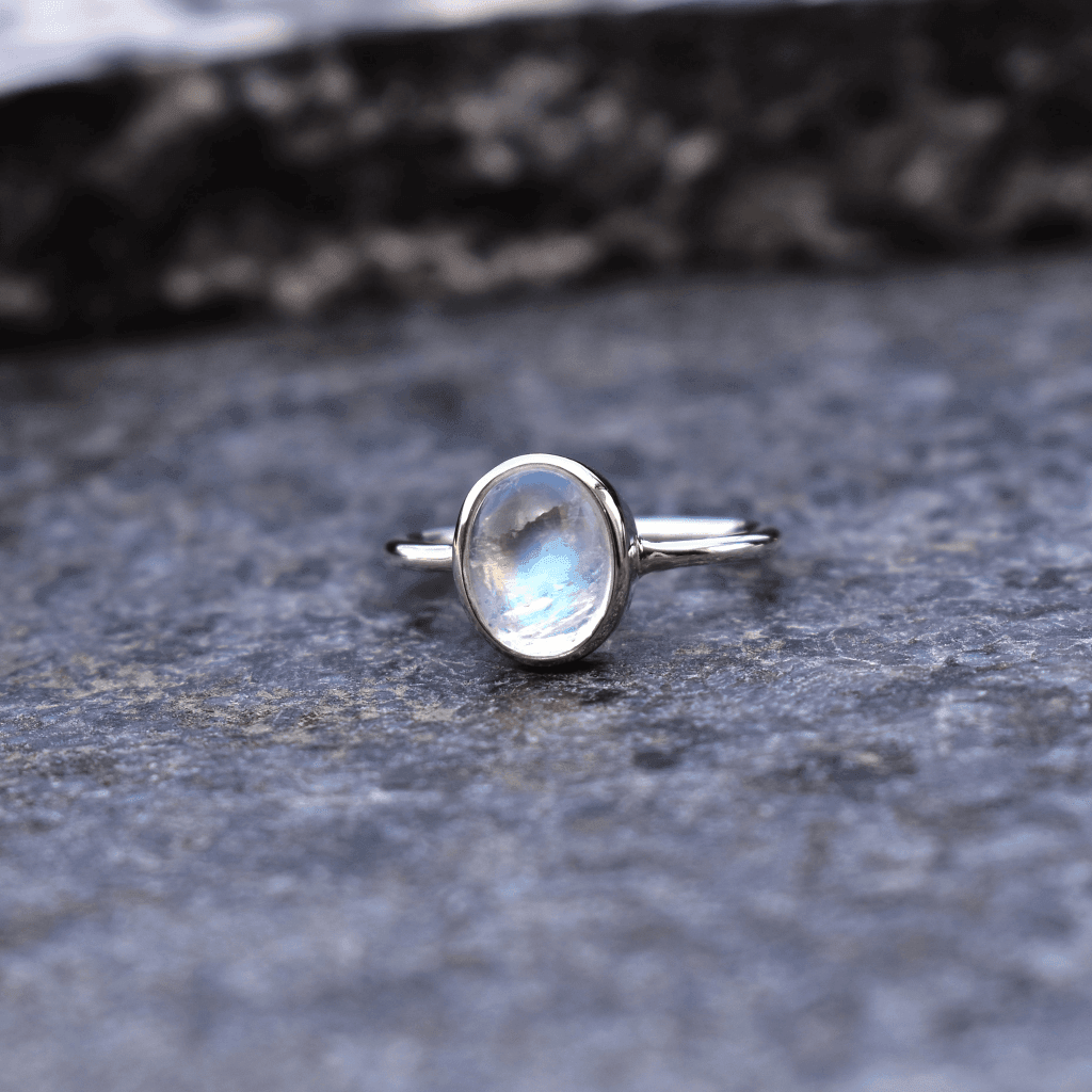 Cosmic Charm - Moonstone Ring -