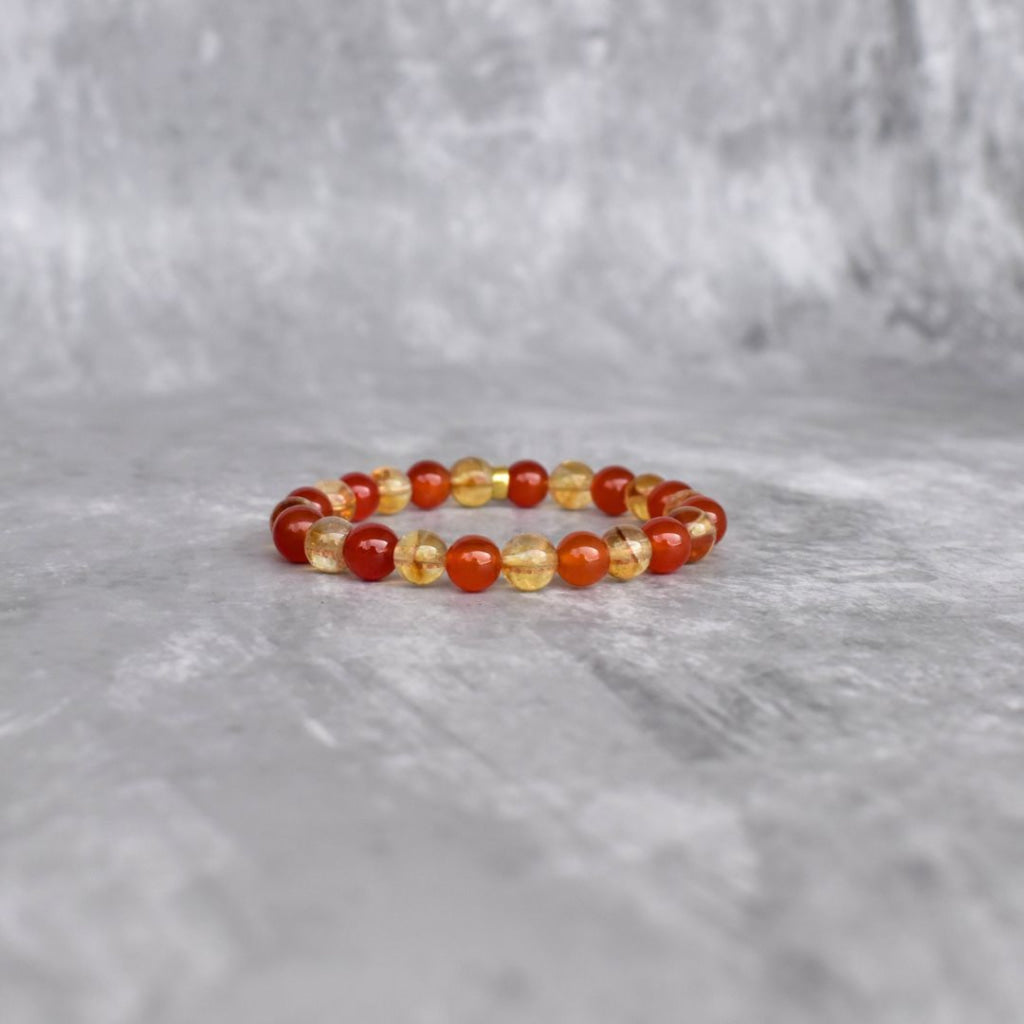 Creativity Spark - Carnelian And Citrine Bracelet Bracelets