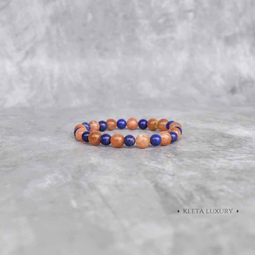 Creativity - Sunstone & Lapis Lazuli Bracelet Bracelets