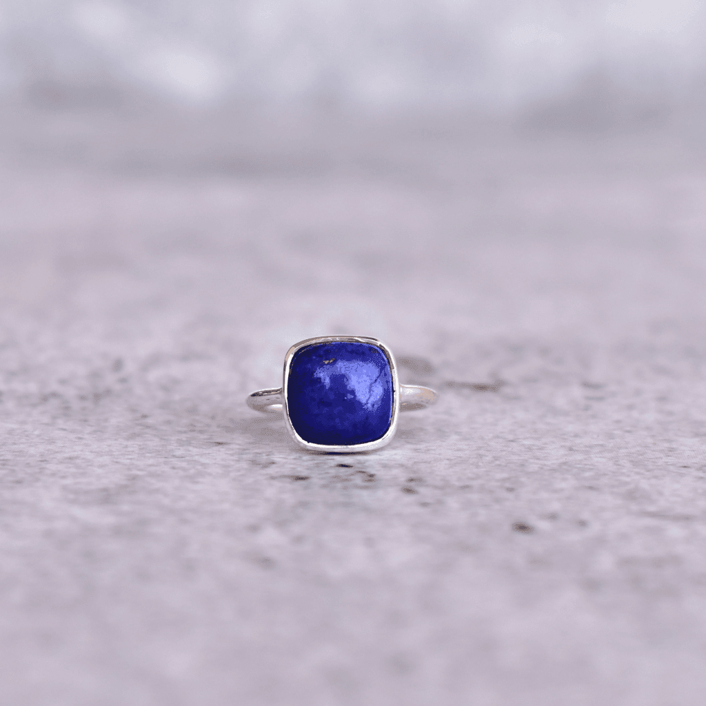 Cushion Conquer - Lapis Lazuli Ring -