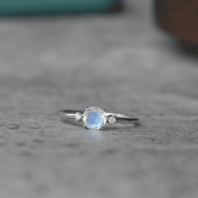 Dainty Charm - Moonstone Ring