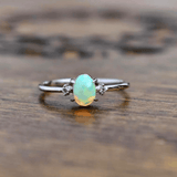 Delicate Gleam - Opal Ring