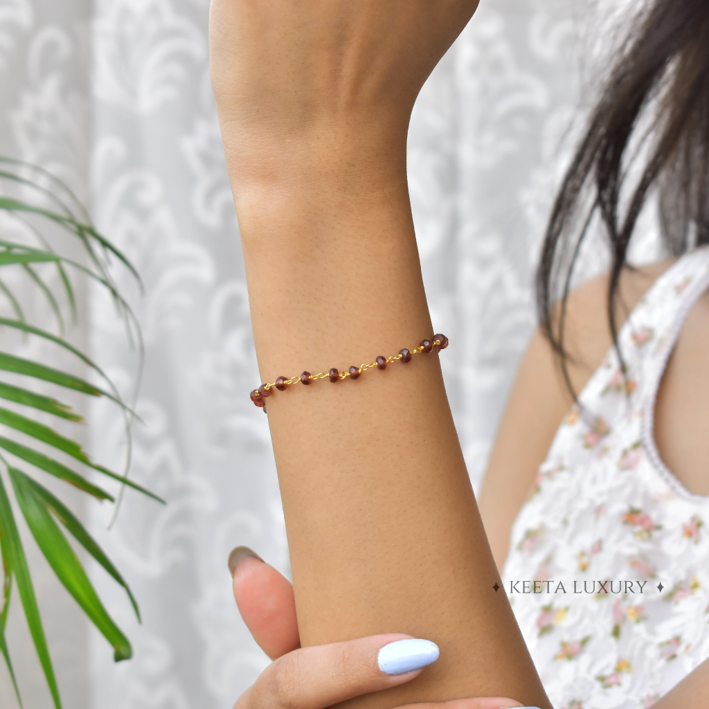 Divine Love - Garnet Bracelets -