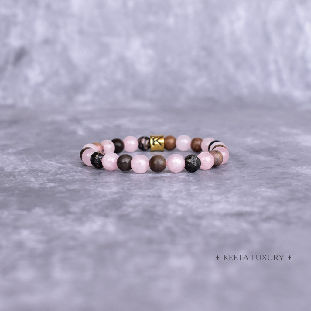 Dual Love - Rose Quartz & Rhodonite Bracelet Bracelets