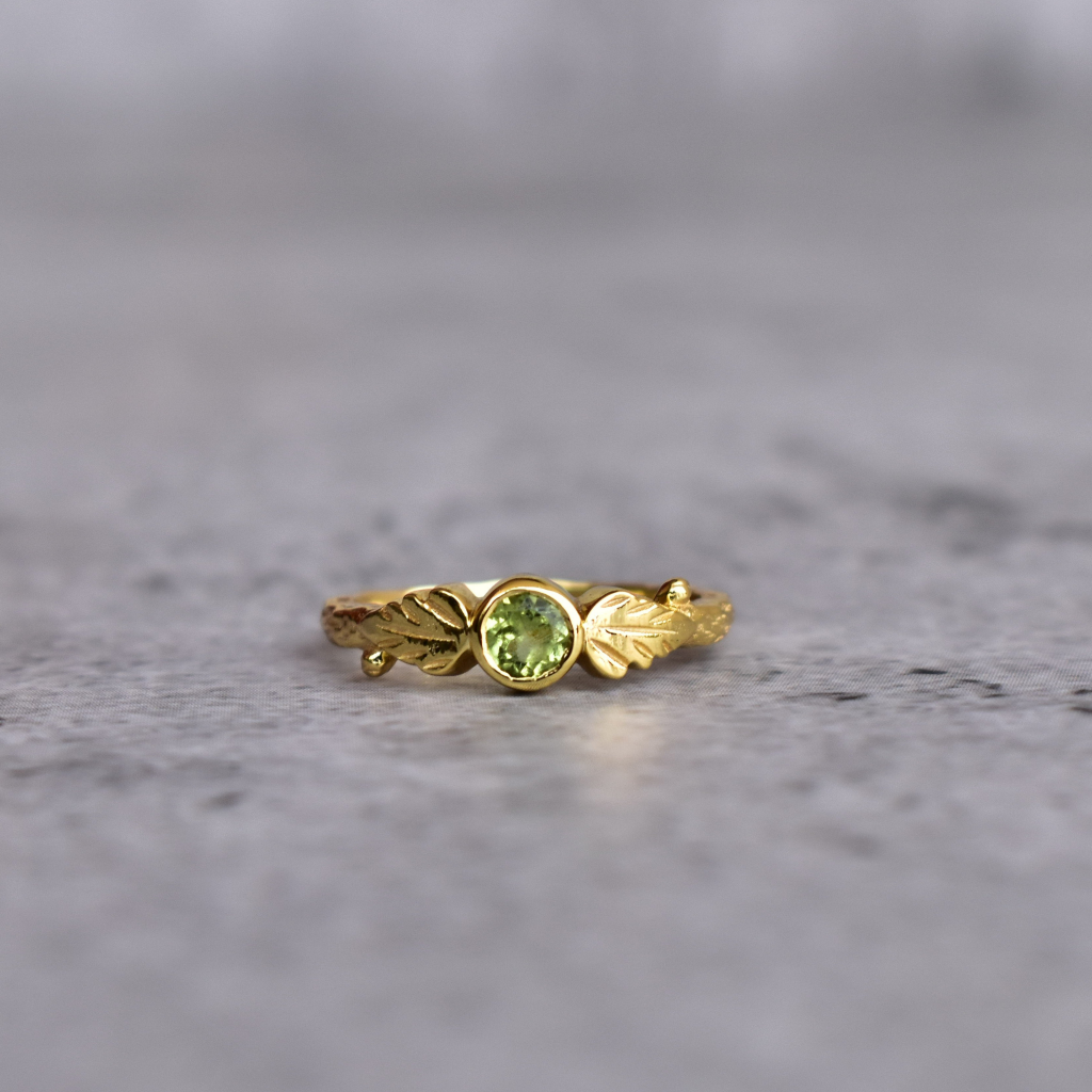 Earth's Radiance - Peridot Ring -